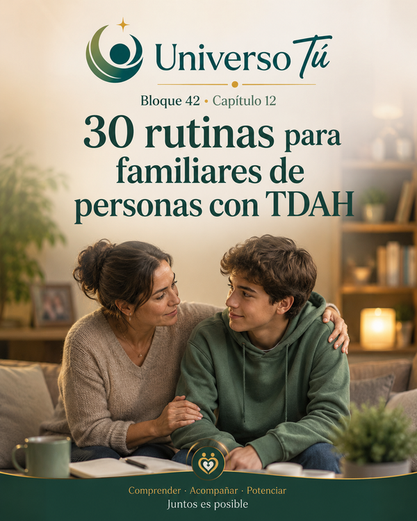 Portada del libro 30 rutinas para familiares de personas con TDAH