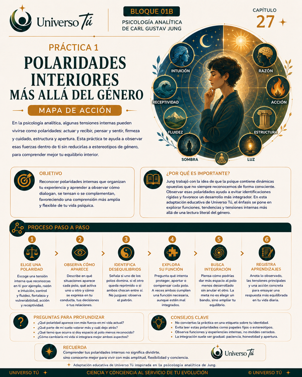 Mapa de acción de la Práctica 1 del Capítulo 27: Polaridades interiores más allá del género